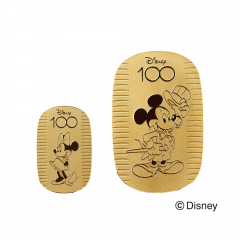 迪士尼100小判金紀念幣 純金999 24K