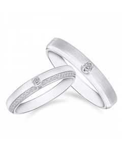圓愛對戒組 18K玫瑰金 結婚對戒