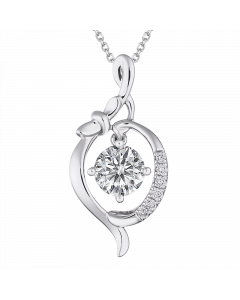 思念系列  18K金 單顆鑽石項鍊