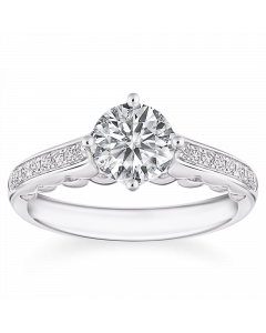 曼妙春色  18K金 花款鑽戒