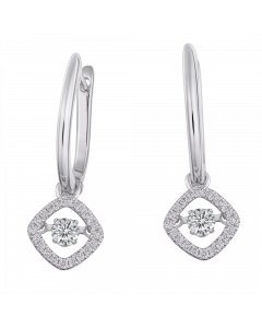 水波II 18K金 玫瑰金 波浪耳環