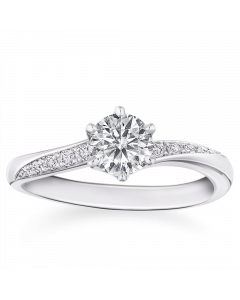 星河漫步 PT950鉑金 細版鑽戒