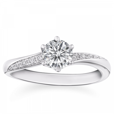 星河漫步 PT950鉑金 細版鑽戒